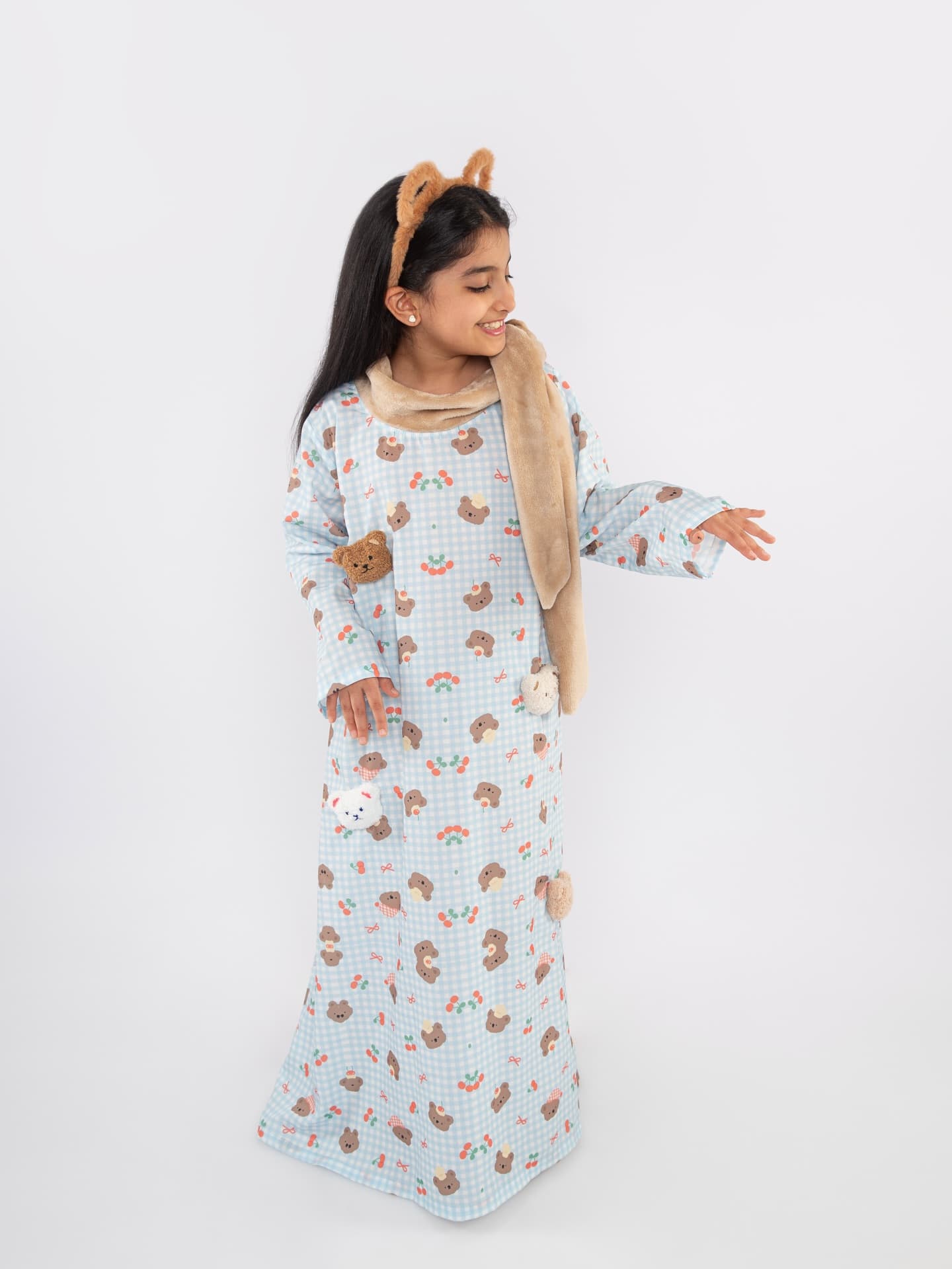 Bear Print Dress
